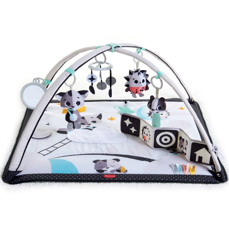 Black and white play mats discount
