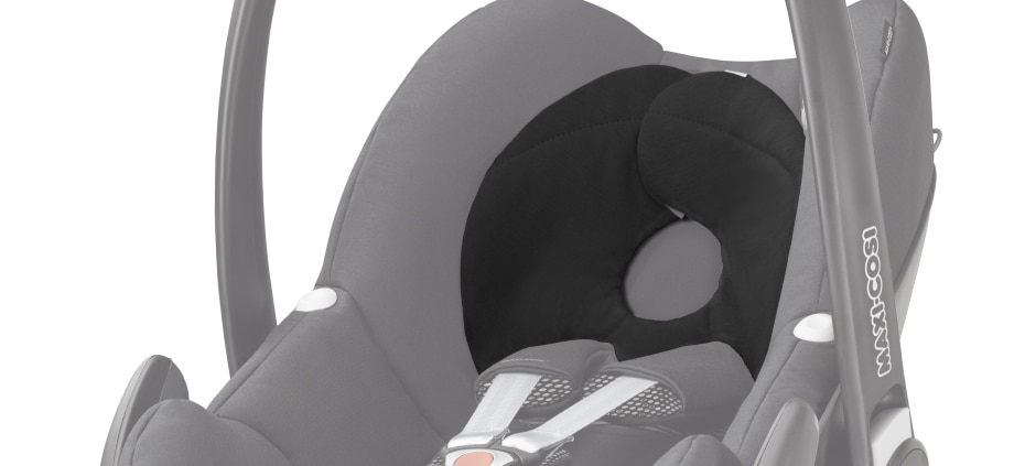 Minky beige BAMBINIWELT Kopfstütze KOPFPOLSTER Kopfkissen für Babyschale kompatibel mit Maxi-Cosi Pebble und Pebble Plus 