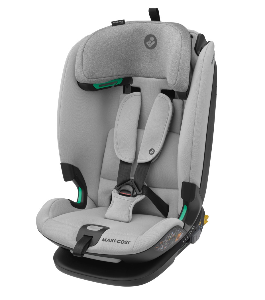 Maxi-Cosi Titan Plus i-Size – mitwachsender Kindersitz, Kindersitz mit  verstellbarer Rückenlehne, 5-Punkt-Sicherheitsgurt und G-CELL