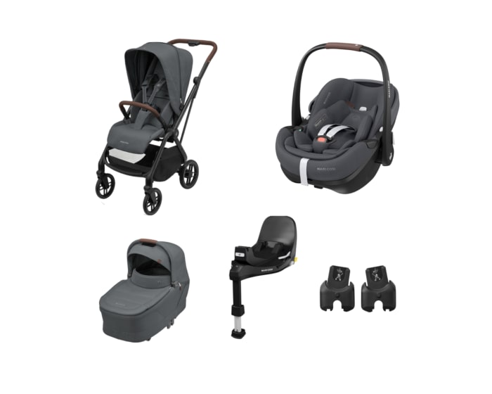 Leona2 + Sense + Pebble 360 Pro2   + FamilyFix 360 Pro + Babyschalen-Adapter