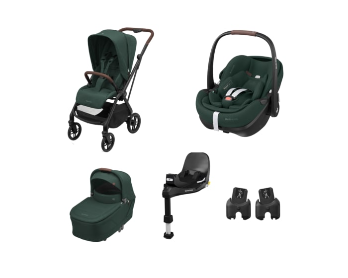 Leona2 + Sense + Pebble 360 Pro2   + FamilyFix 360 Pro + Babyschalen-Adapter