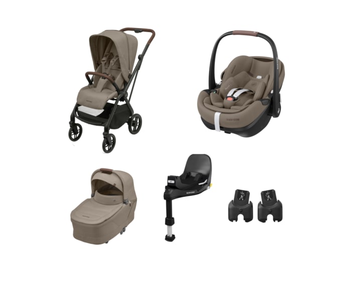 Leona2 + Sense + Pebble 360 Pro2   + FamilyFix 360 Pro + Babyschalen-Adapter