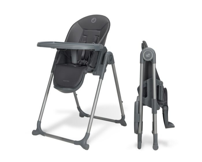 2744158110_2026_maxicosi_homeequipment_highchair_ava2_elegance_graphite_3qrtleft_openedandfolded