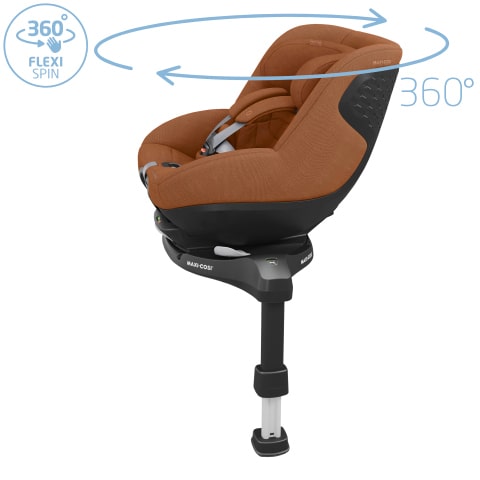 8053491110U5Y2024_2024_maxicosi_carseat_babytoddlercarseat_pearl360pro_brown_authenticterra_flexispinrotation_3qrt